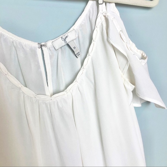Joie 100% Silk Cold Shoulder Blouse - Picture 1 of 6
